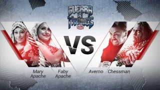 Guerra de Titanes 2017   Mary Apache & Faby Apache Vs Averno & Chessman