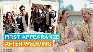 Sidharth Malhotra And Kiara Advani Make First Public Appearance As Mr And Mrs