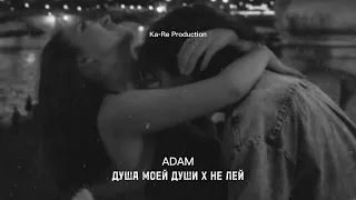 ADAM / ДУША МОЕЙ ДУШИ Х НЕ ЛЕЙ