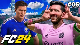 Enfrentei o Messi e...😭 MODO CARREIRA JOGADOR FC 24 #05