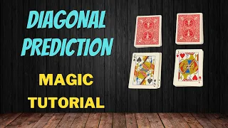 Diagonal Prediction - Easy Self Working Card Trick - Magic Card Trick Tutorial