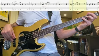 Detroit Rock City by KISS Isolated Bass Cover with Tab