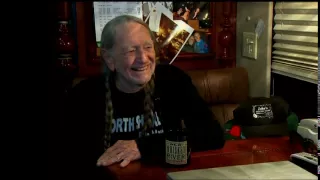 Willie Nelson smoking pot