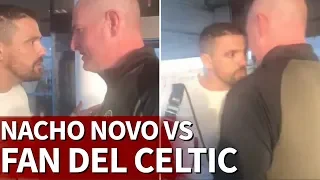 Nacho Novo, insultado por un fan del Celtic | Diario AS