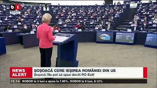 ȘOȘOACĂ CERE IEȘIREA ROMÂNIEI DIN UE_Știri B1_1 sept 2022