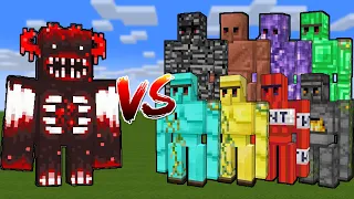 New WARDEN LUCIFER Vs All Golems in Minecraft