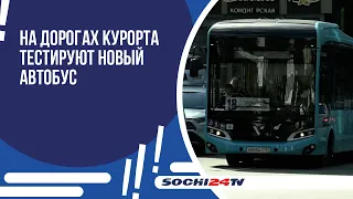 На дорогах курорта тестируют новый автобус