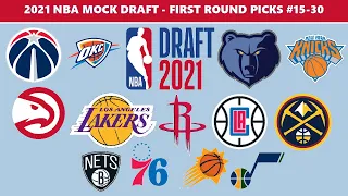 2021 NBA Mock Draft - First Round (Picks #15-30)