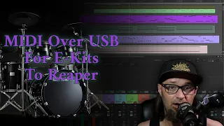 How to Route Midi from your Drum Module Over USB in Reaper