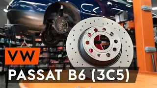 Как заменить задние тормозные диски на VW PASSAT B6 (3C5) [ВИДЕОУРОК AUTODOC]
