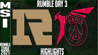 RNG vs PSG Highlights | MSI 2021 Rumble Group Day 3 | Royal Never Give Up vs PSG Talon