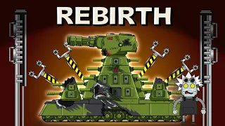 Rebirth of the Soviet monster KV44 - 2020 Cartoons about tanks