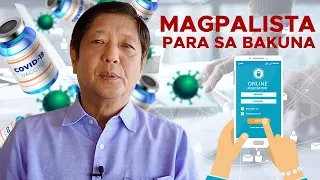BBM VLOG #155: Magpalista Para Sa Bakuna | Bongbong Marcos