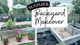 Backyard Makeover on a Budget | DIY Garden + Yard Decorating Ideas | Landscaping + Garden Ideas