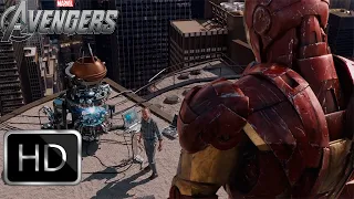 The Avengers (2012): Iron Man VS Loki en la torre Stark (HD Latino)