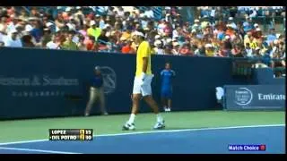 Juan Martín Del Potro vs Feliciano López Cincinnati 2013 3R