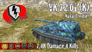 VK 72.01 (K)  |  7,4K Damage 4 Kills  |  WoT Blitz Replays