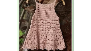 Crochet Patterns| for free |crochet baby dress| 1500