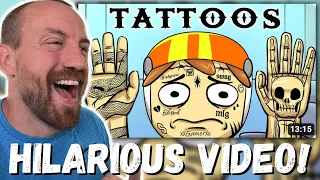 HILARIOUS VIDEO! SocksStudios tattoos (REACTION!!!)