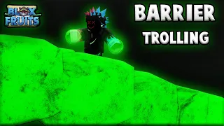 『Barrier Trolling 』 Blox fruits | Short video