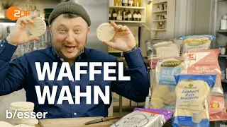 Raffinierte Reiswaffel: Sebastian pufft Knuspersnacks von diversen Discountern nach | Lege packt aus