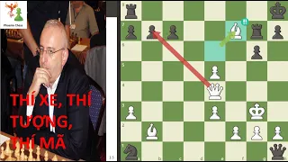 Thí xe, thí tượng, thí mã- Suat Atalik quyết chiến với Gyula Sax + Câu đố #174| Phoenix Chess