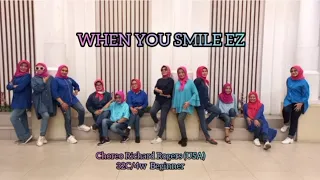 WHEN YOU SMILE EZ//LINE DANCE//DEMO BY ABRAG CLASS-ULD BANDUNG CITY (INA)