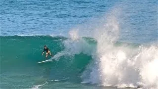 Surfing at Diamond Head