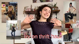 try on thrift haul + styling the pieces based on my pinterest boards 🌟🧍🏻‍♀️