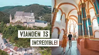 The BEST Reason to Visit LUXEMBOURG! - Exploring Fairytale Castle and City of Vianden 🇱🇺