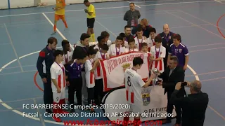 Futsal - Barreirense Campeão Distrital de Iniciados 2019/2020