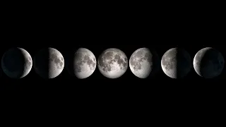 The 8 Moon Phases | The Lunar Cycle Seen From Space