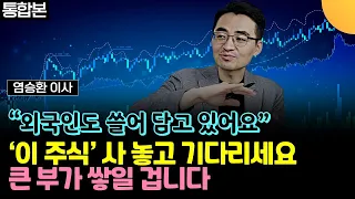 외국인도 쓸어 담고 있어요. '이 주식' 사 놓고 기다리세요. 큰 부가 쌓일 겁니다 (염승환 이사 / 통합본1)