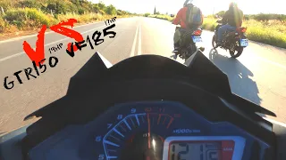 Honda Gtr150 VS Sym Vf185 ανοίγματα και παρουσίαση τους