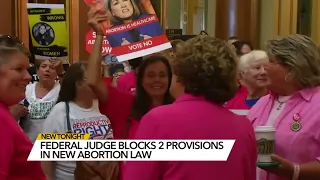 Judge blocks 2 provisions in North Carolina's new abortion law; 12-week near-ban remains in place