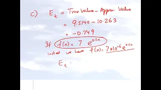 Chapter 01.02: Lesson: Quantifying Errors: True Error