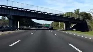 Jacksonville West Beltway (Interstate 295 Exits 10 to 21) northbound