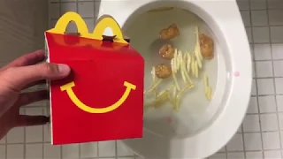 Will it Flush? - McDonalds Happy Meal