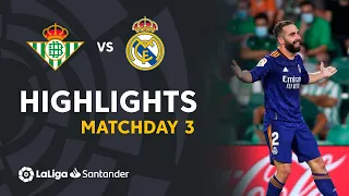 Highlights Real Betis vs Real Madrid (0-1)