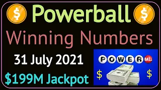 Today Powerball Winning Numbers Saturday 31 July 2021. Powerball Drawing Result Tonight 7/31/2021