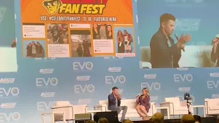 Jeremy Renner Celebrity Fan Fest panel - opening scene of Avengers: Endgame