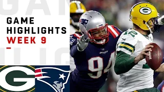 Packers vs. Patriots Week 9 Highlights | NFL 2018