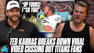 Ted Karras Breaks Down His Viral Video Cursing Out Titans After MASSIVE Win | Pat McAfee Show