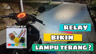 Cara Pasang Rangkaian Relay Pada Lampu Utama Motor