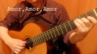 Amor (Amor, Amor, Amor) 『アモール』Arr. Masahiro IIZUMI  メキシコ歌謡ソロギター【ギター教室・課題曲】