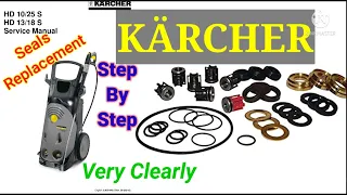 karcher pressure washer pump seals replacement