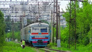 Kharkiv | Electric Train of Ukrainian Railways | Укрзалізниця | Електричкою Харковом