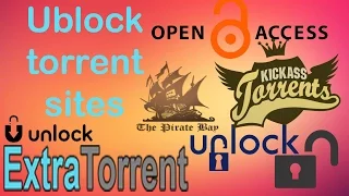 How to unblock torrent sites like extratorrent.cc instantly within seconds !