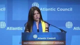 Ruslana to Putin: "When people fight for their country, they lose fear!" | Atlantic Council