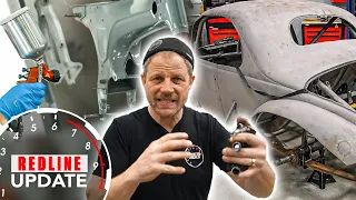 Dirt track race car suspension and Honda CT70 body work | Redline Update #81